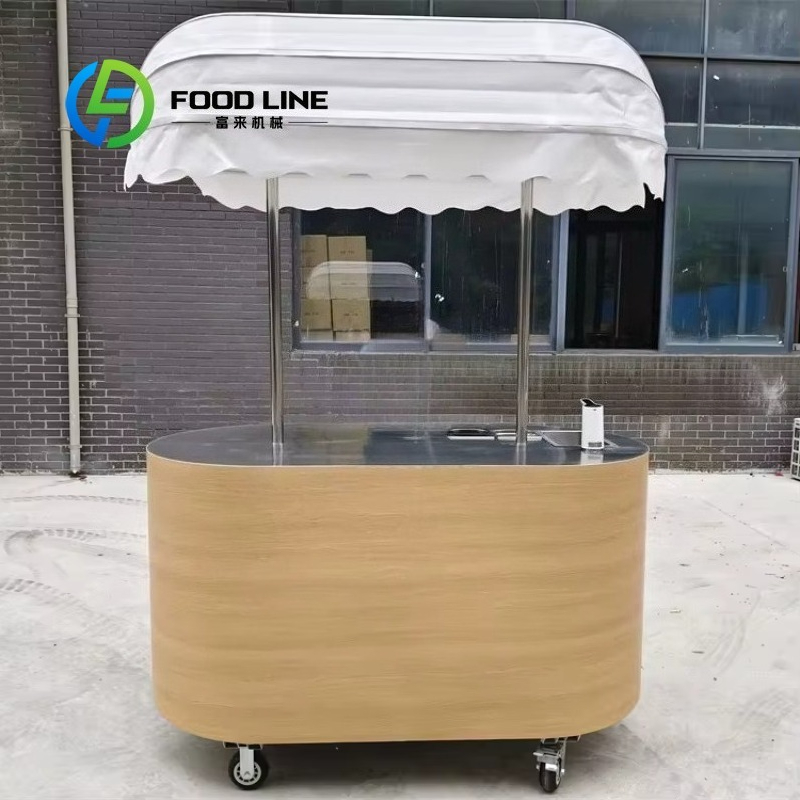 Quality Food Snacks - Op maat gemaakte, hoogwaardige handkar voor
