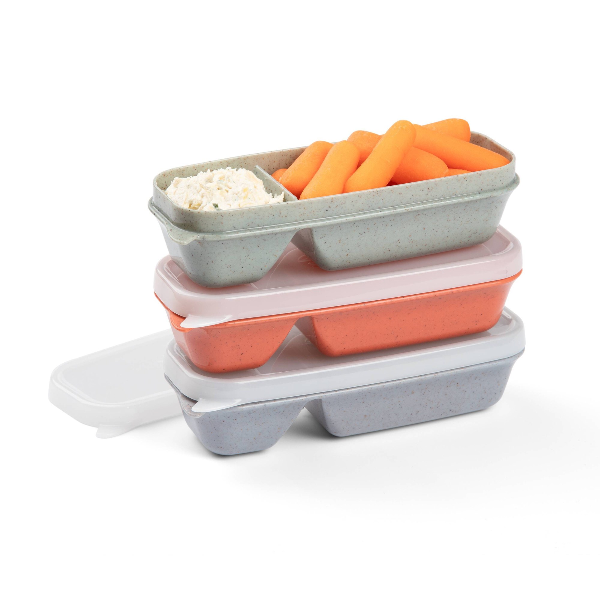 Food Prep Snacks - Lekvrije snack- en dipsausvoedselcontainer met veilig