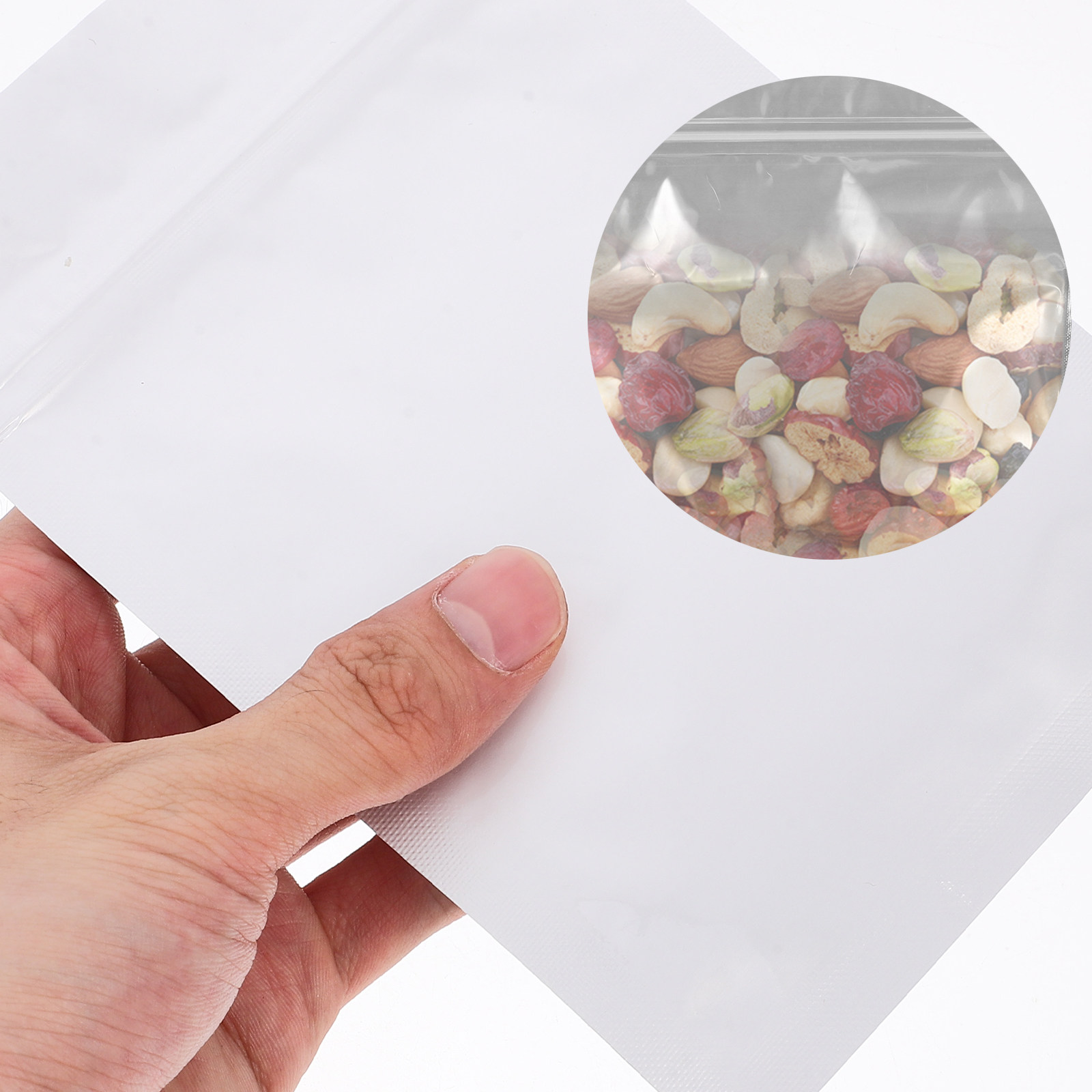 Food With Snacks - 50 stuks luchtdichte hersluitbare zakjes voor