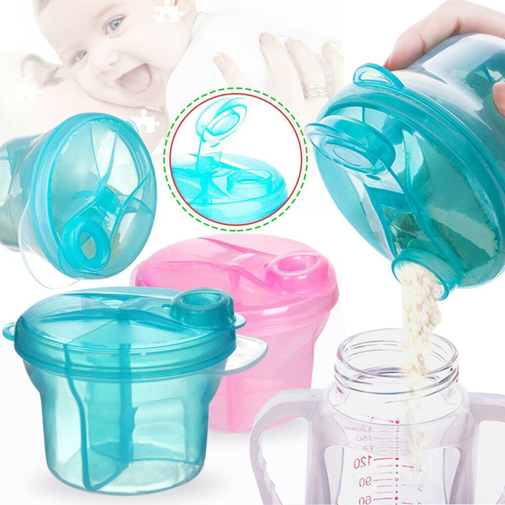 Food Snacks For 1 Year Old - 3-dosis formule container van babymelkpoeder dispenser
