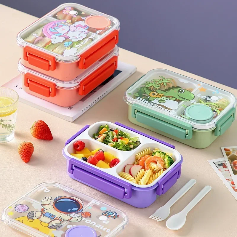 Food Prep Snacks - Eenhoorn Cartoon Bento Lunchbox voor kinderen