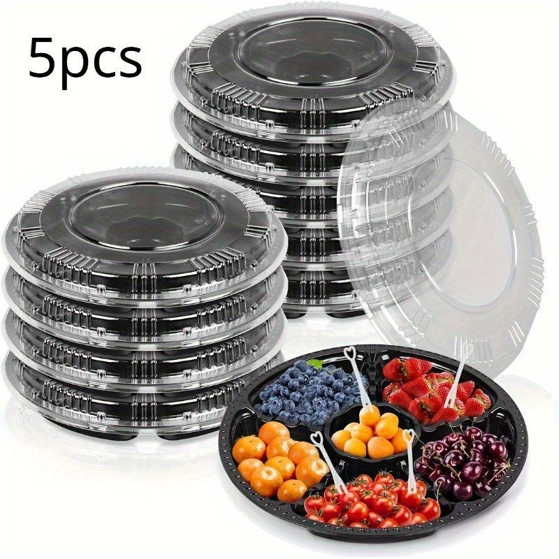 Food Snacks Wholesale - 5 stuks wegwerpvoedselcontainers, voor snacks, fruit,