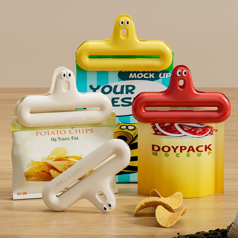 Food Snacks Wholesale - 1/4 cartoon verzegelclip, vochtbestendige snack-clip, huishoudelijke