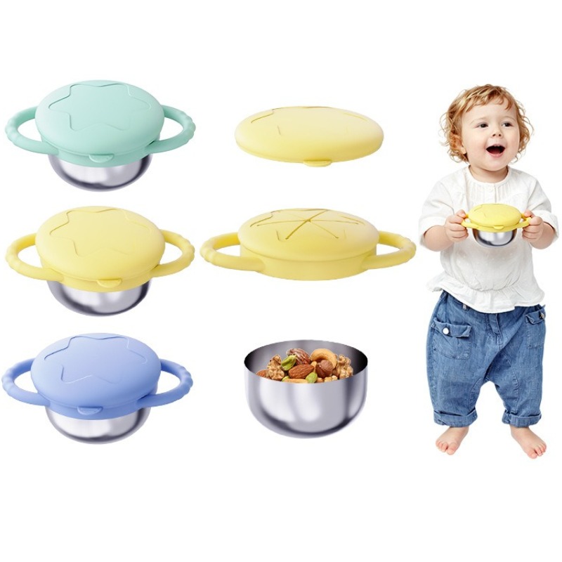 Food Snacks For Toddlers - Roestvrijstalen snackbekers voor peuters, reisdeksels, verwijderbare