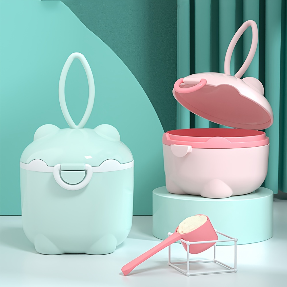 Food Snacks For 1 Year Old - 1 st draagbare vierlaagse melkpoederdoos, melkpoedercontainer,