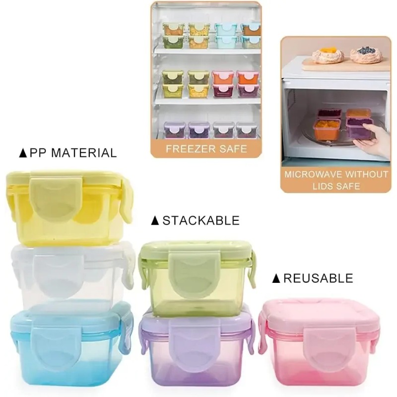 4 Stuks Mini Luchtdichte Voeds - Food Snacks For 1 Year Old recensie en prijs