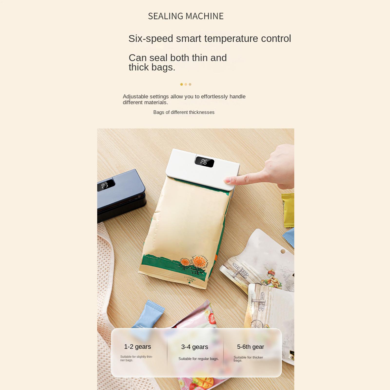 Mini Zakjes Sluitapparaat LED  - Food Prep Snacks recensie en prijs