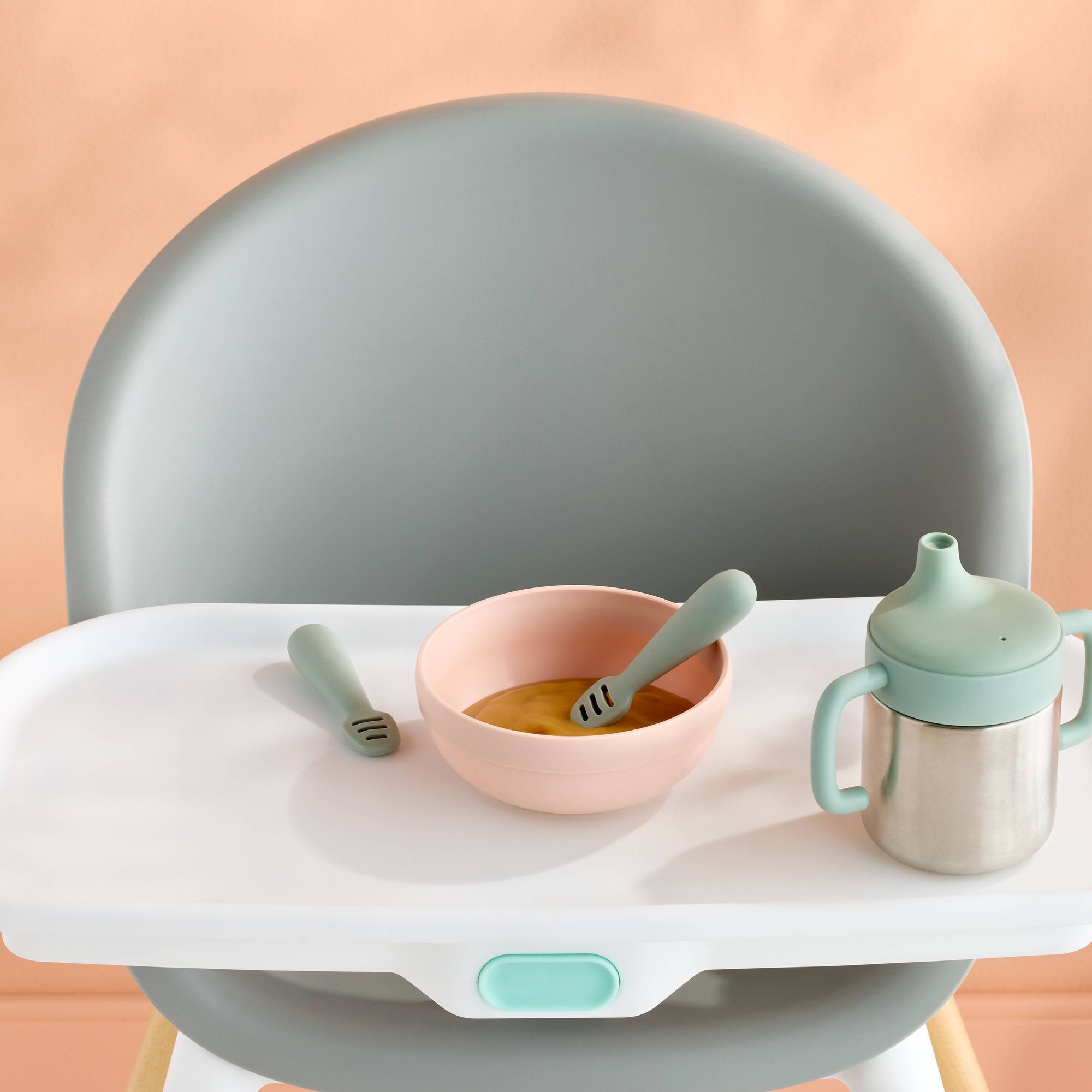 2 stuks groene baby-dompellepe - Food Snacks For Toddlers recensie en prijs