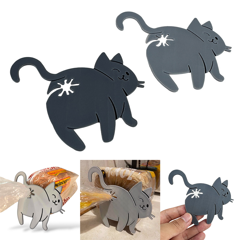 2-pack 3D Cat Butt Broodzakcli - Food With Snacks recensie en prijs