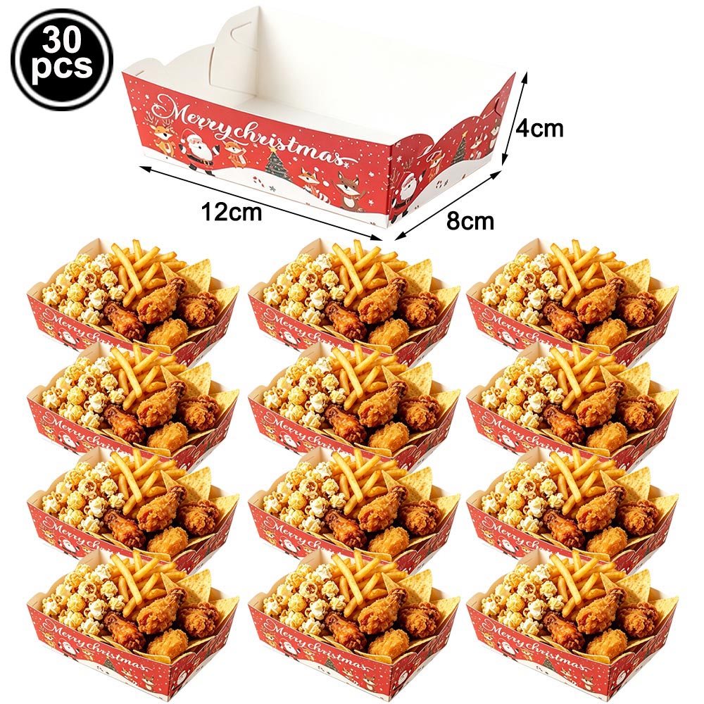 Kerstman Thema Wegwerp Servies - Xmas Food Snacks recensie en prijs