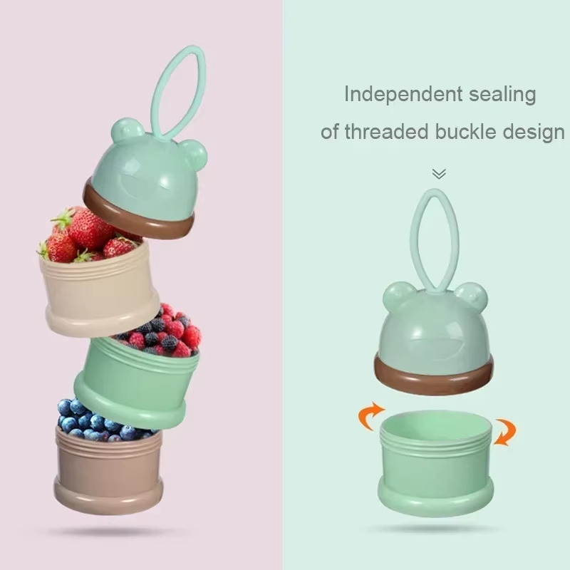 Gekleurde melkpoederdoos Handi - Food Snacks For Toddlers recensie en prijs