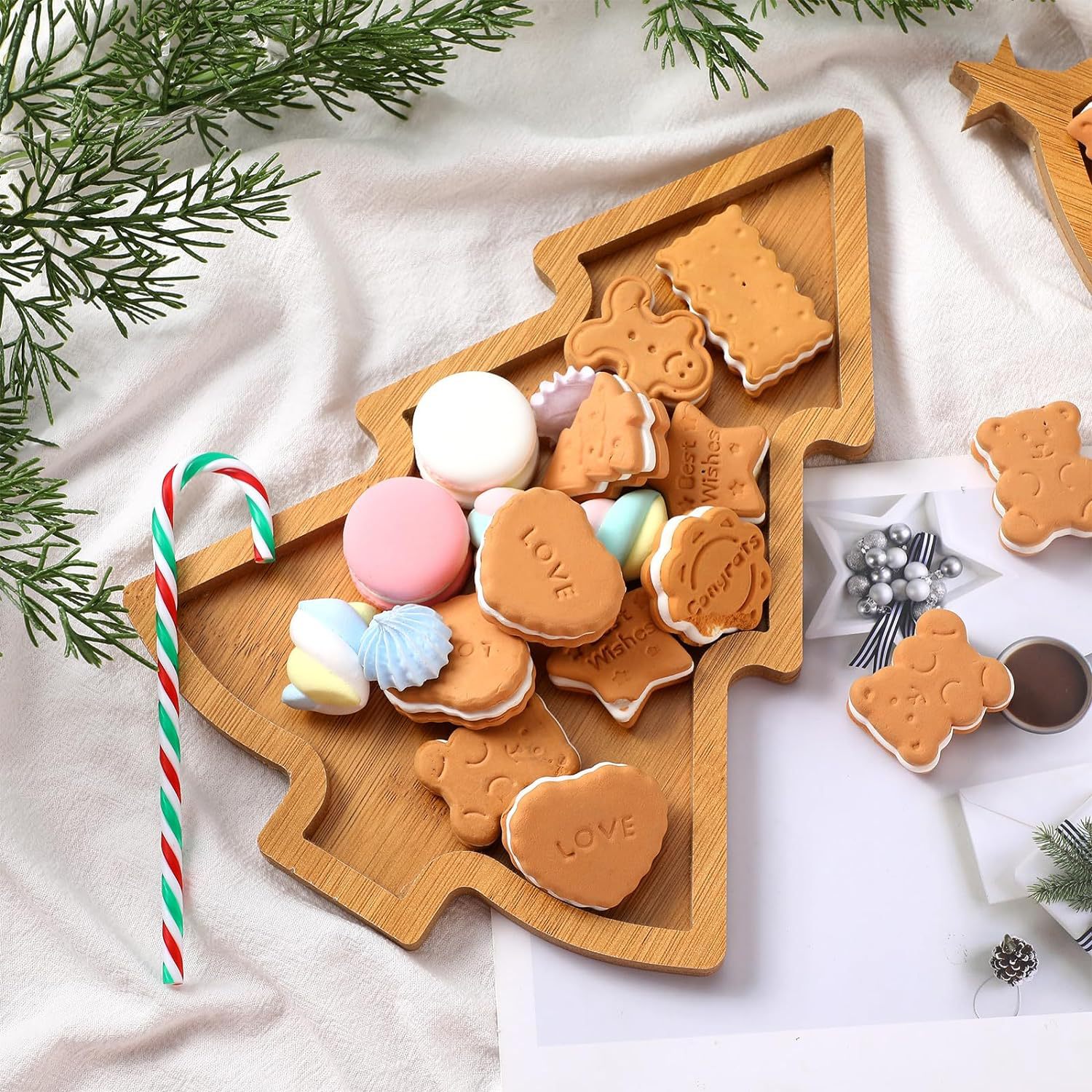 Kerstboomvormig dienblad Serve - Xmas Food Snacks recensie en prijs