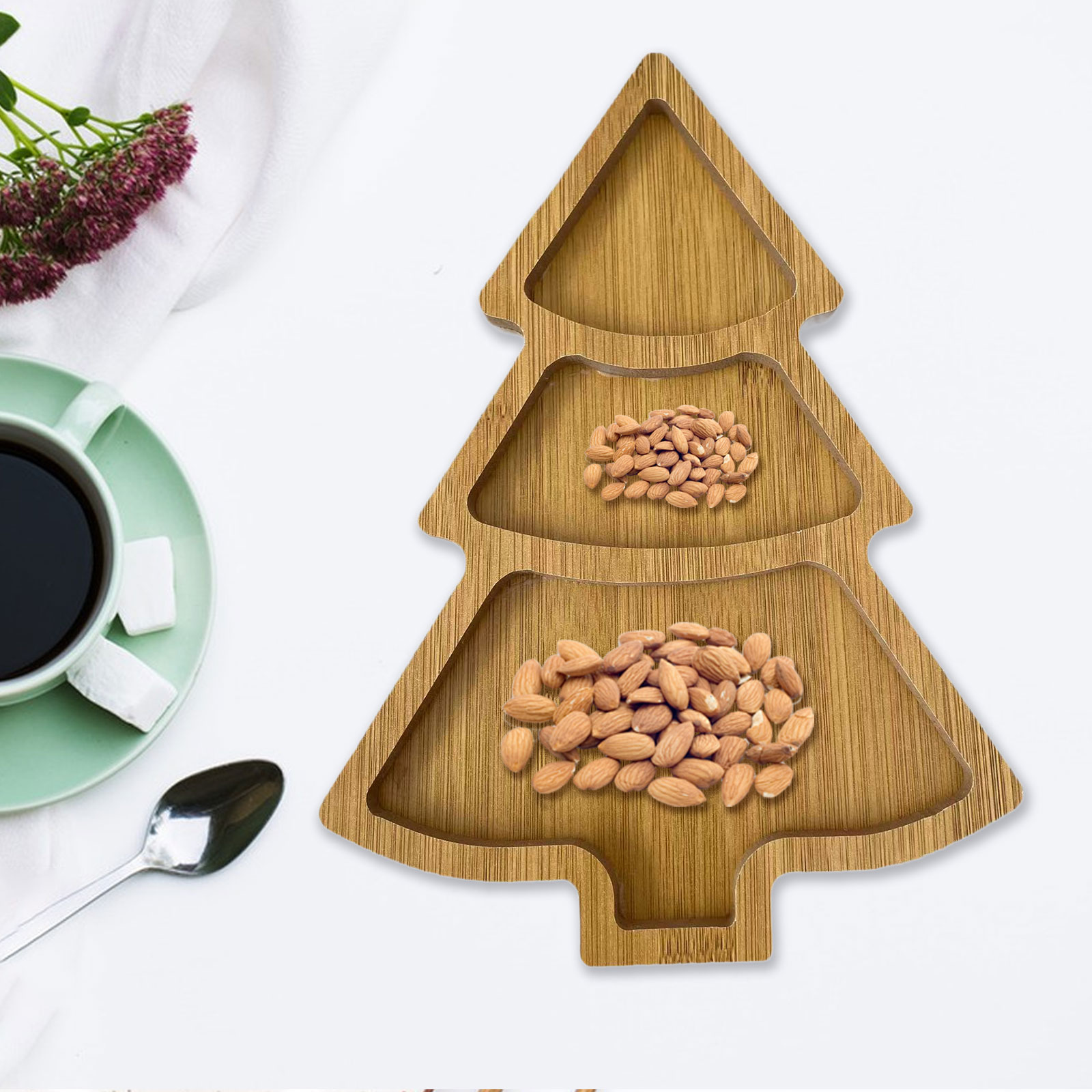 Kerstboomvormig dienblad Serve - Xmas Food Snacks recensie en prijs