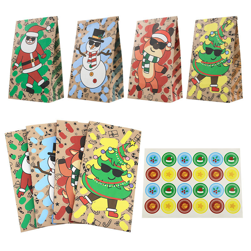 Kerst Papieren Zakken 24 Stuks - Xmas Food Snacks recensie en prijs