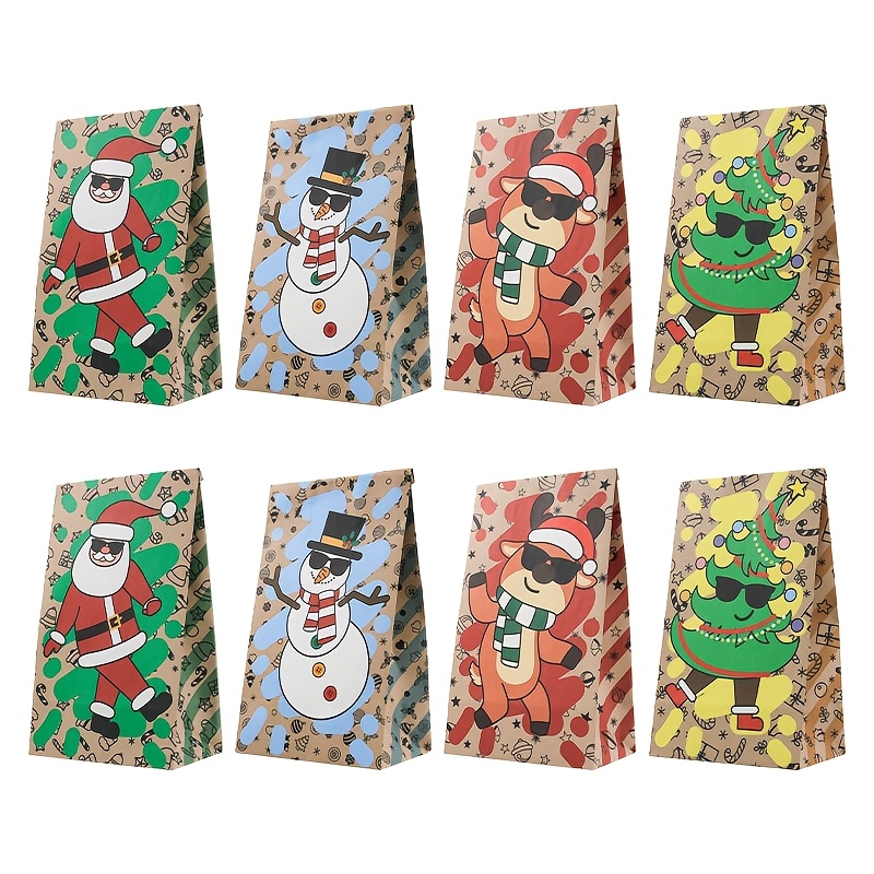 Kerst Papieren Zakken 24 Stuks - Xmas Food Snacks recensie en prijs