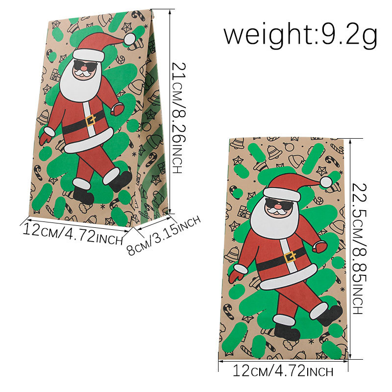 Kerst Papieren Zakken 24 Stuks - Xmas Food Snacks recensie en prijs