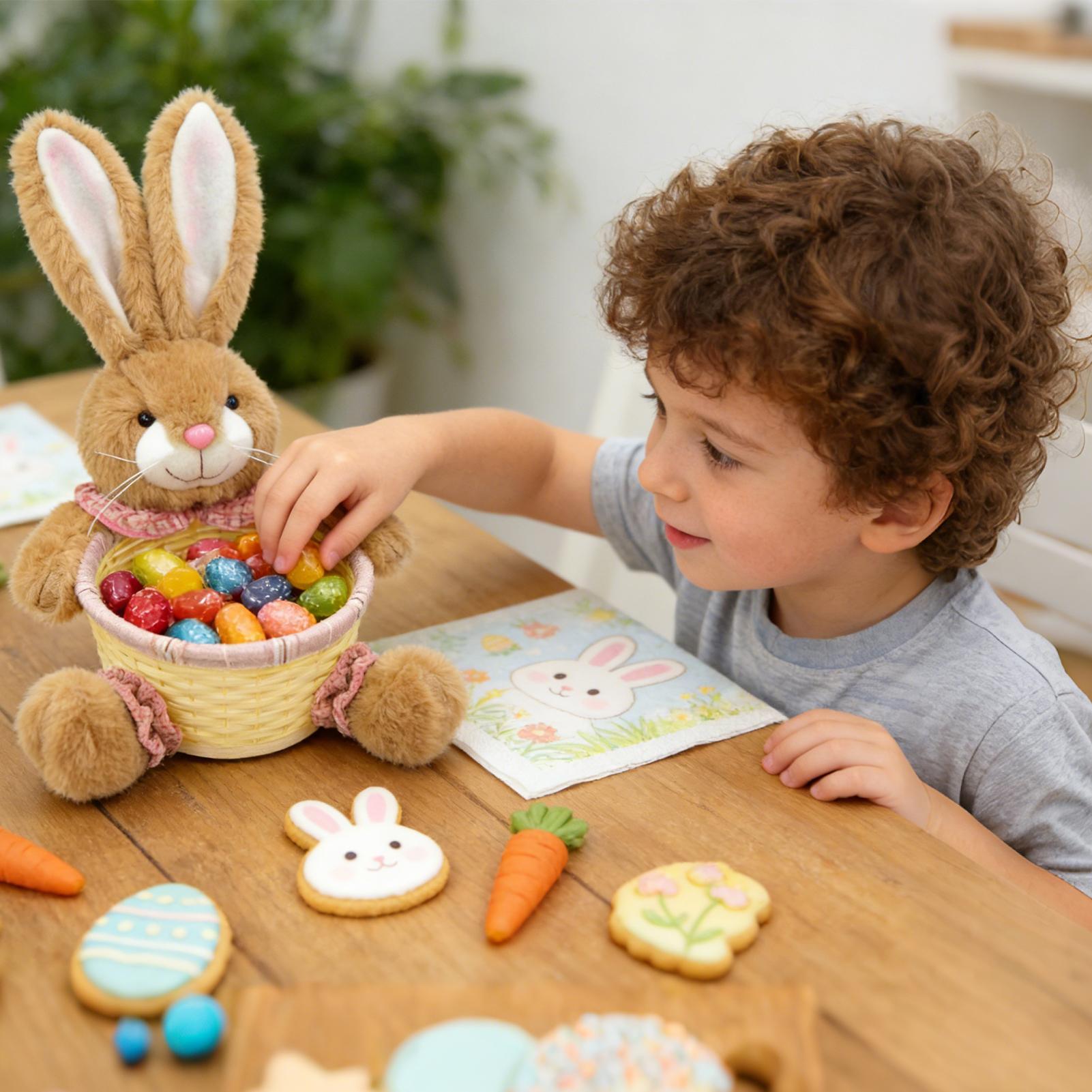 Paasmandje Schattige konijnenv - Food Snacks For Kids Party recensie en prijs