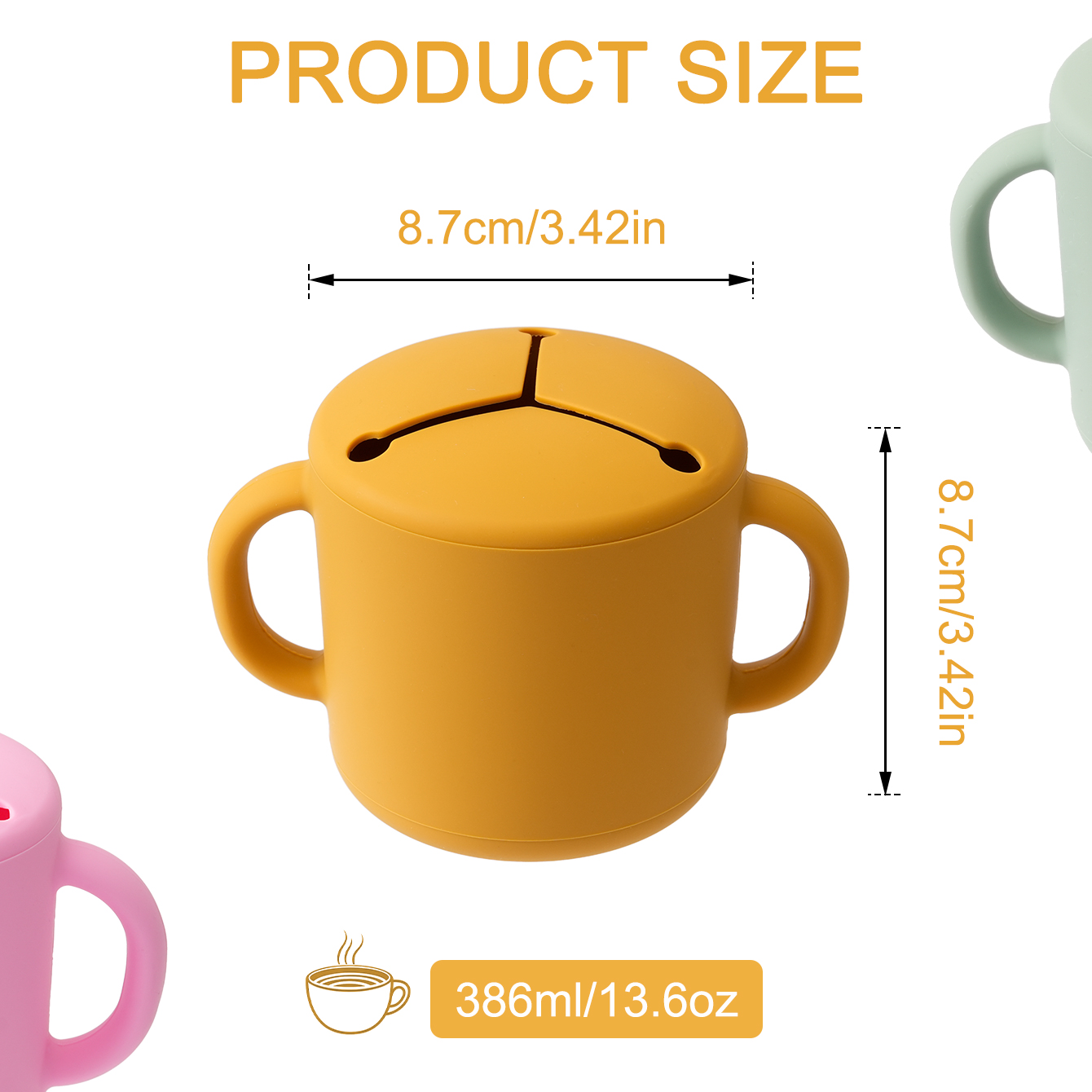 1 STKS Baby Siliconen Dubbel H - Food Snacks For Toddlers recensie en prijs